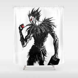 Ryuk's Apple Shower Curtain