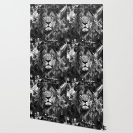 Lion Face Wallpaper to Match Any Home's Decor | Society6