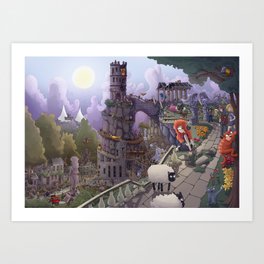 The Tower of Beezl Art Print