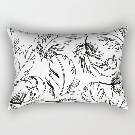 Feathers Rectangular Pillow