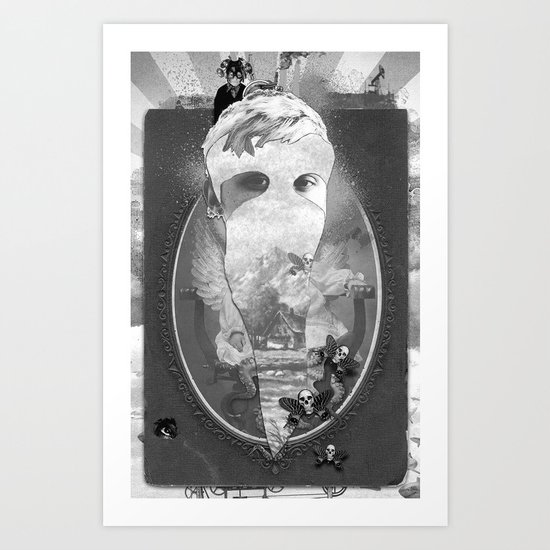 WHITEOUT zine Art Print
