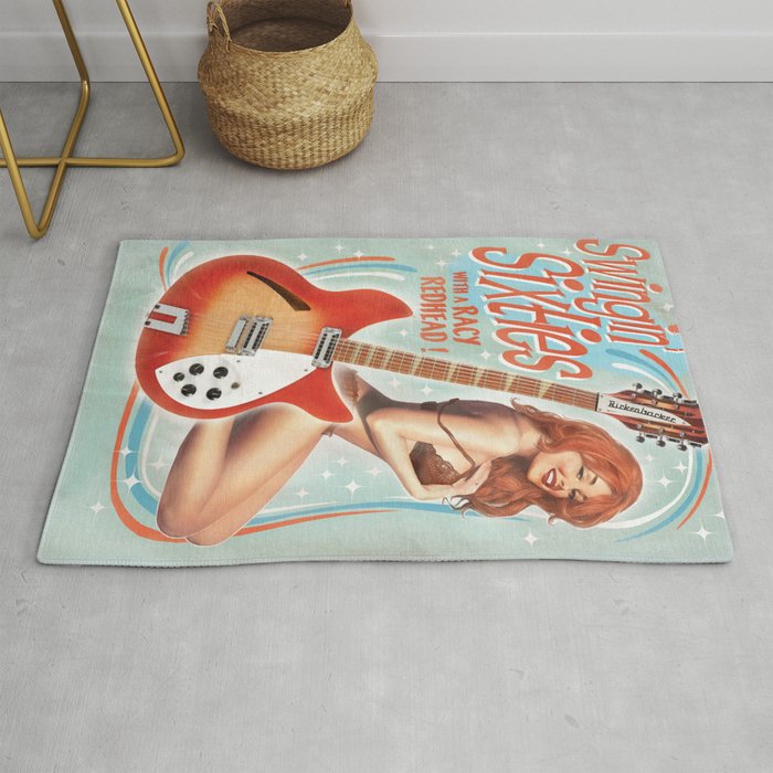 Paint a Rug on Your Wood Floor! - Redhead Can Decorate