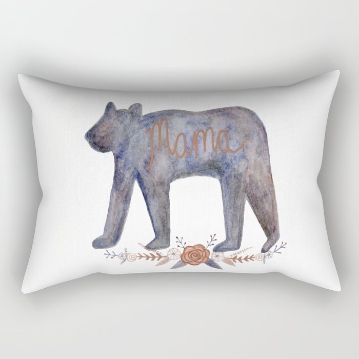 Mama Bear Rectangular Pillow