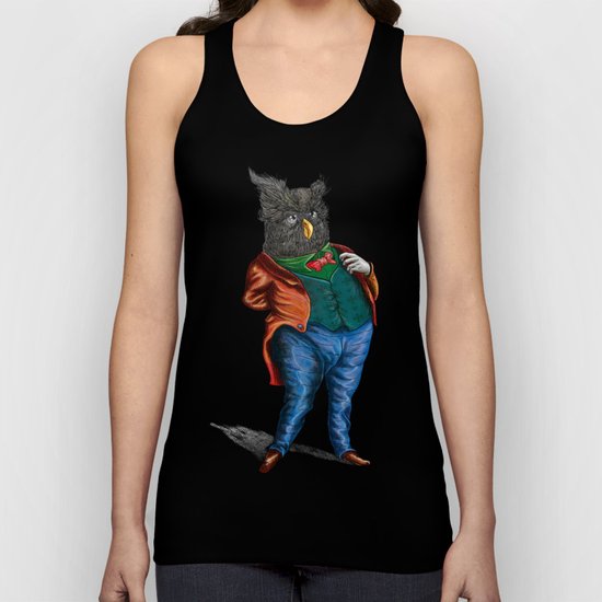 Mr Owl Unisex Tank Top