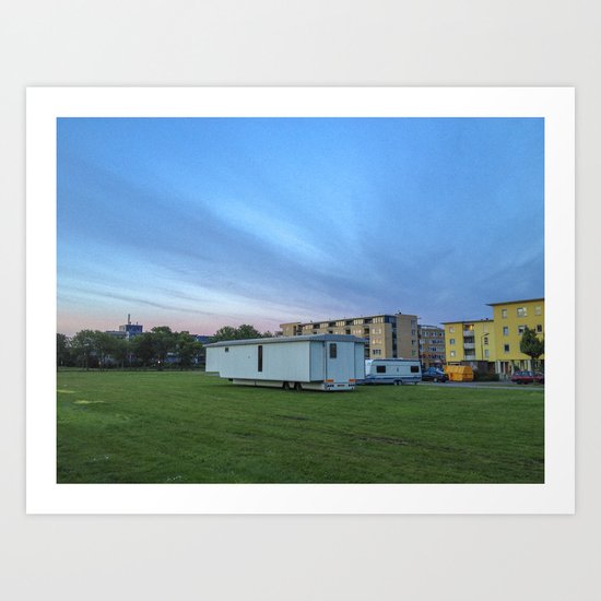 somewhere Art Print