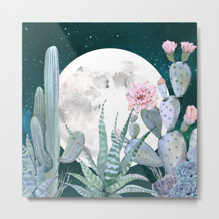 Desert Wall decorations - Desert Nights by Nature Magick Metal Print