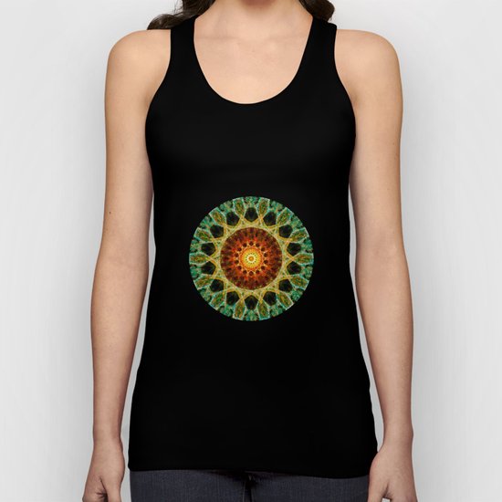 Sun Mandala Mosaic Unisex Tank Top