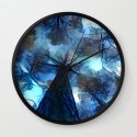 Blue Forest Dark Sky View Abstract Spooky Artwork Sad