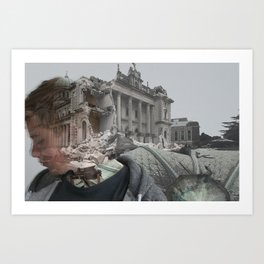 Earthquake Memorys  Art Print | Graphic Design, Digital, Photo 