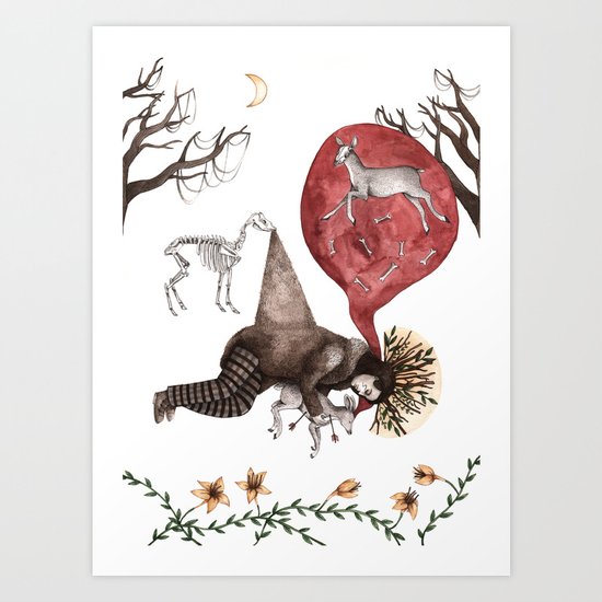 Dead Man Art Print