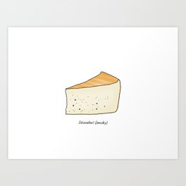 Idiazábal - smoky cheese Art Print