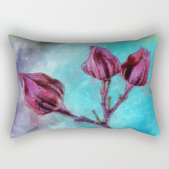Flower Fantasy Rectangular Pillow