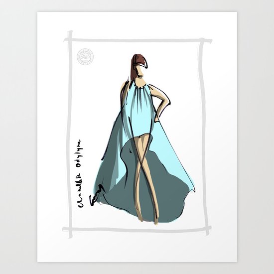 Chanelle in Odylyne Art Print
