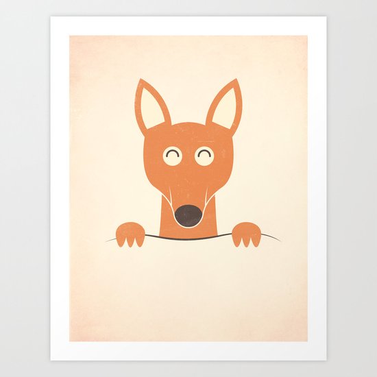 Pocket Kangaroo Art Print