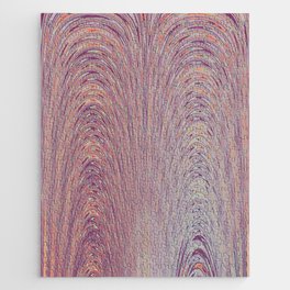 Pink Magenta Abstract Bend Pattern Jigsaw Puzzle