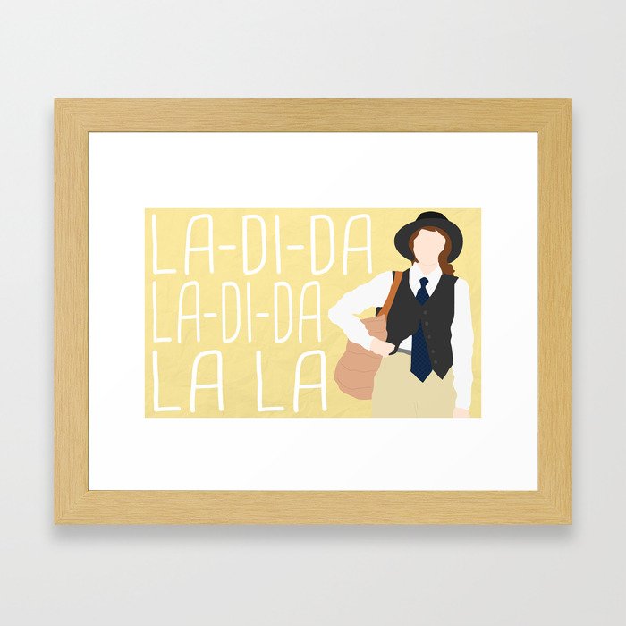 Annie Hall "La-Di-Da" Framed Art Print