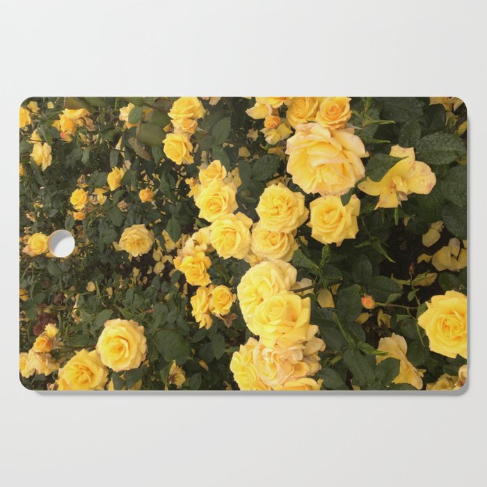 Sprinkles of Sunshine Roses Cutting Board