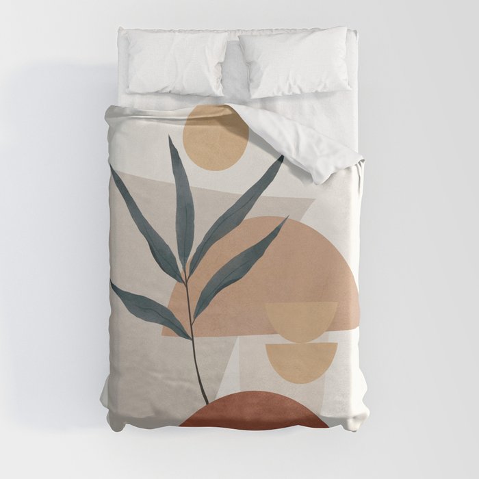 Shapes and Branches 01 Duvet Cover