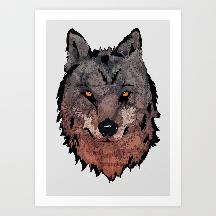 Wolf Mother Art Print