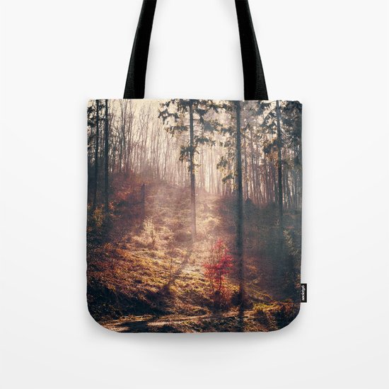 Little Red Tree Tote Bag