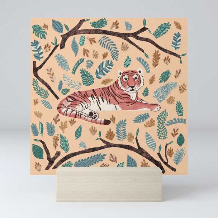 Tiger Jungle Mini Art Print