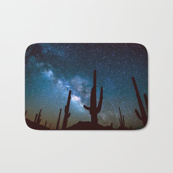 Milky Way Cacti Bath Mat