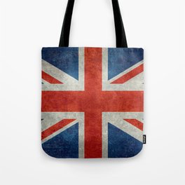 UK British Union Jack flag "Bright" retro Tote Bag