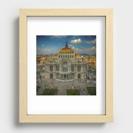 Mexico Photography - Beautiful Palace In Down Town Mexico City Recessed Framed Print