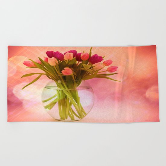 A Bloom for Spring Beach Towel