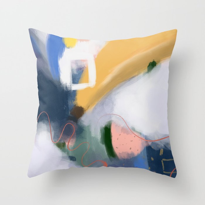 Banana dance Throw Pillow