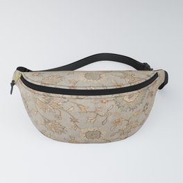 Antique Persian Floral Medallion Vector Painting Fanny Pack