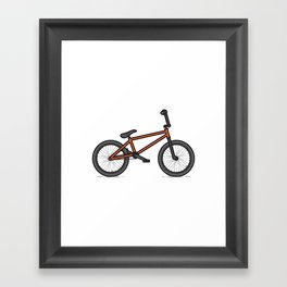 #17 BMX Framed Art Print