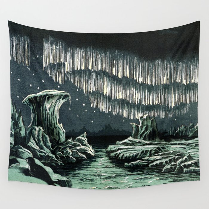 Aurora Borealis in High Latitudes by William MacKenzie Wall Tapestry