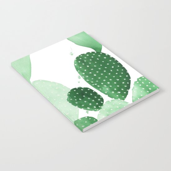 Green Paddle Cactus II Notebook