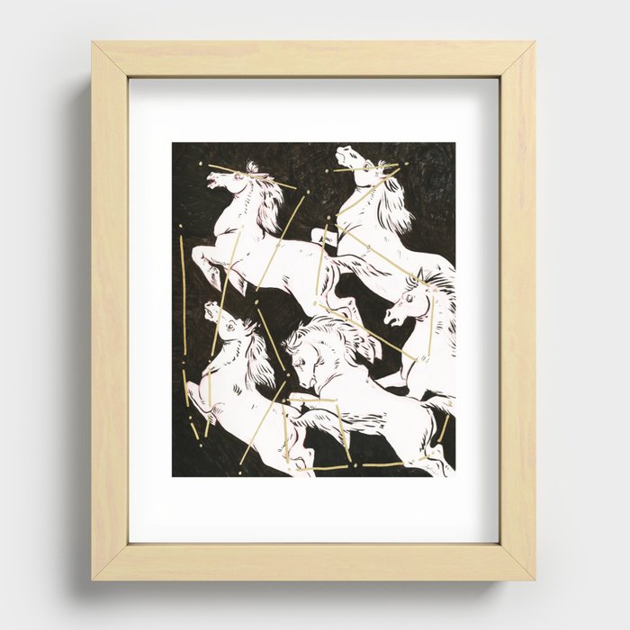 Horse Power Recessed Framed Print
