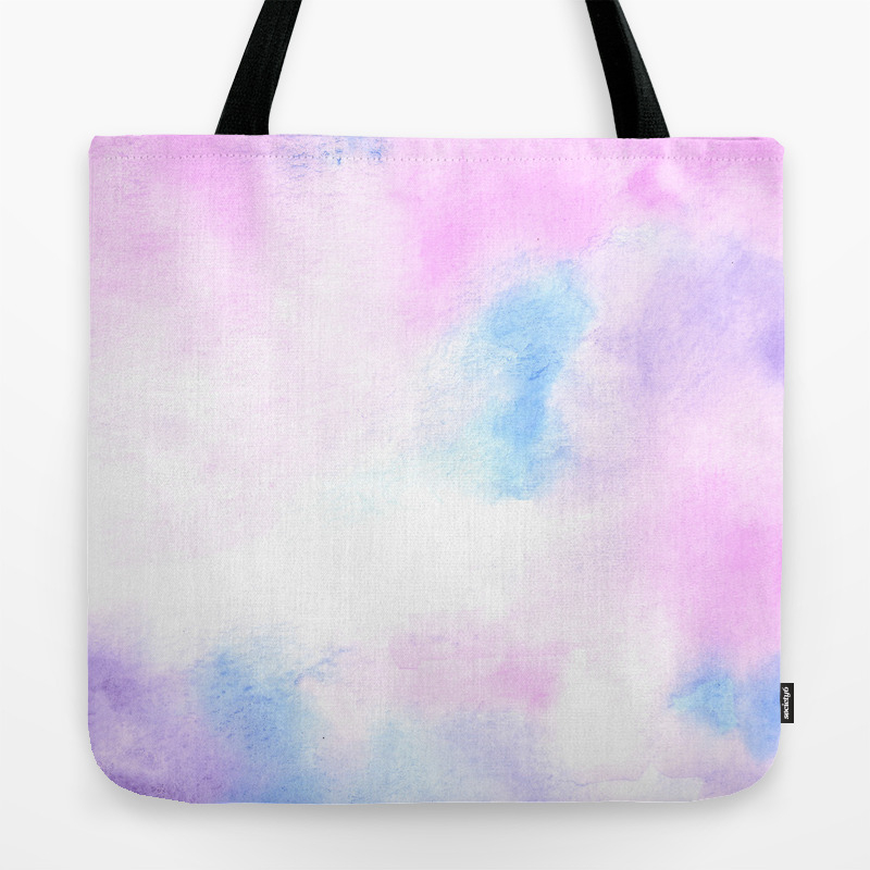 pastel tote bag