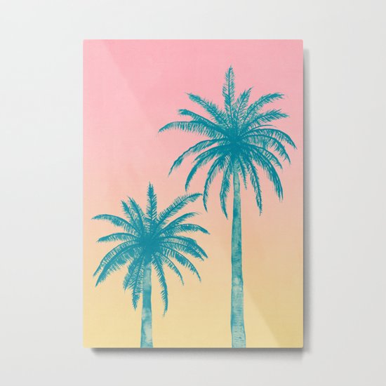 Palm Trees Metal Print