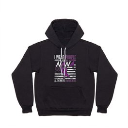 Purple For Nana Alzheimer Alzheimer's Awareness Hoody