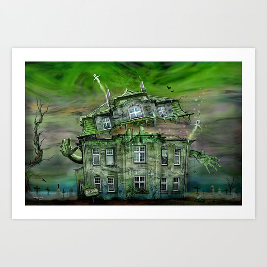 The Ghosthouse Art Print