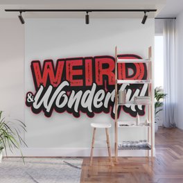 Weird & Wonderful Logo Wall Mural