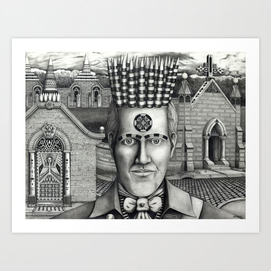 Cemetery Art Print