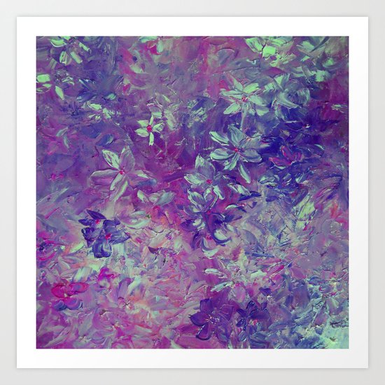 Lavender Days Art Print