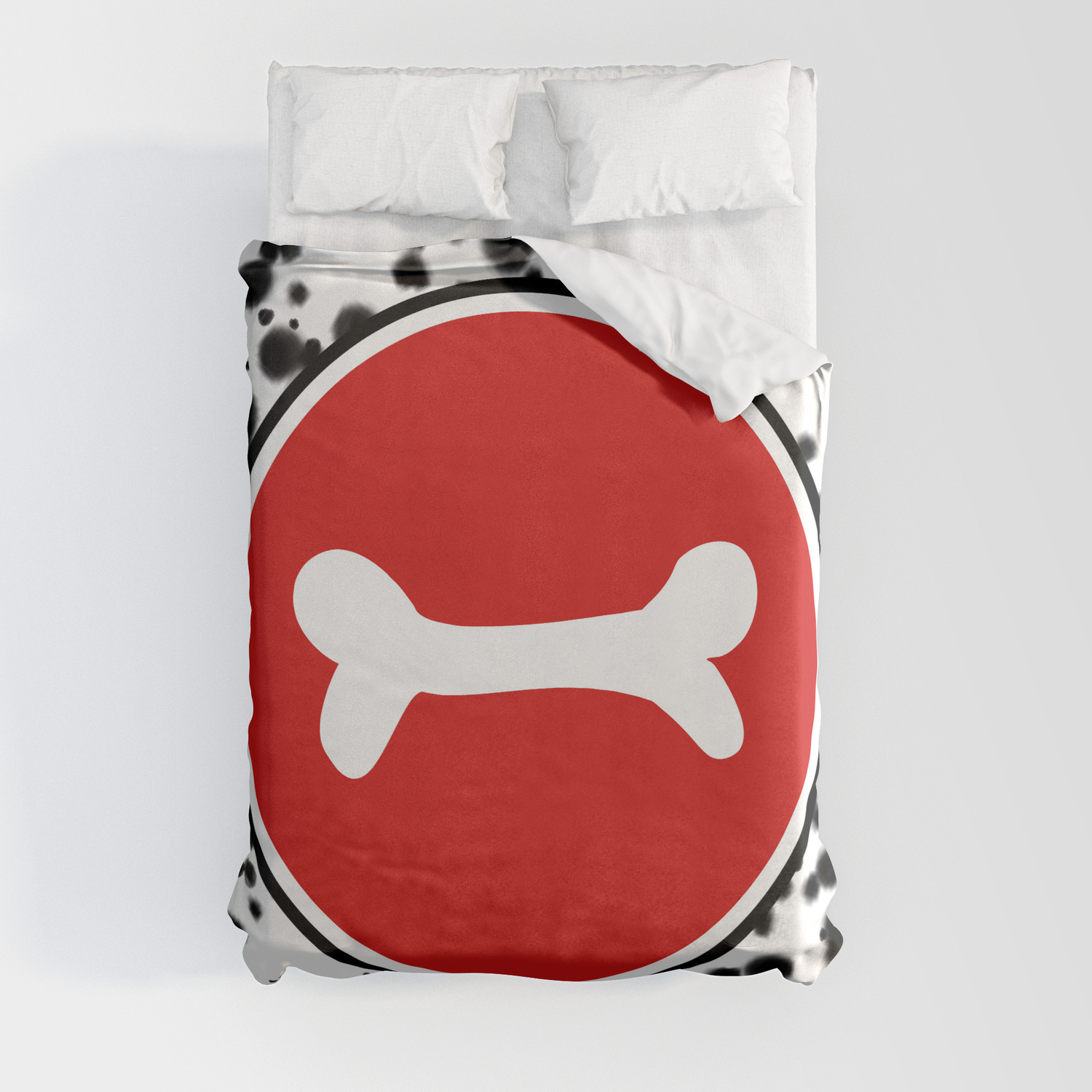 dalmatian spot duvet cover