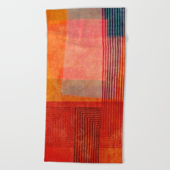 "A Morte do Velho Chico" Inspired by the "Quintet Amorial" music. Beach Towel