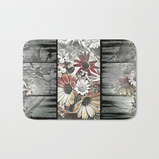 Fine floral flag Bath Mat