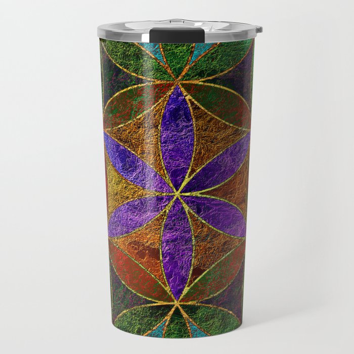 The Flower of Life (Sacred Geometry) 2 Travel Mug