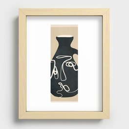 Abstract Vase 5 Recessed Framed Print