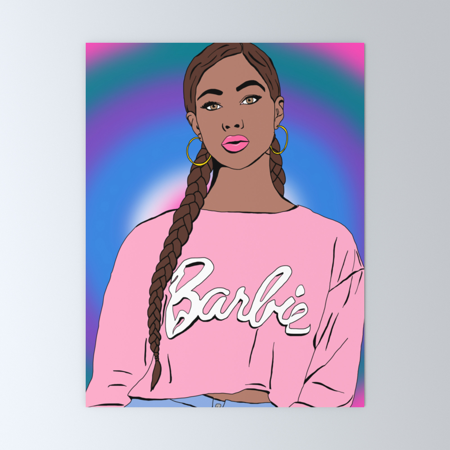 barbie art prints