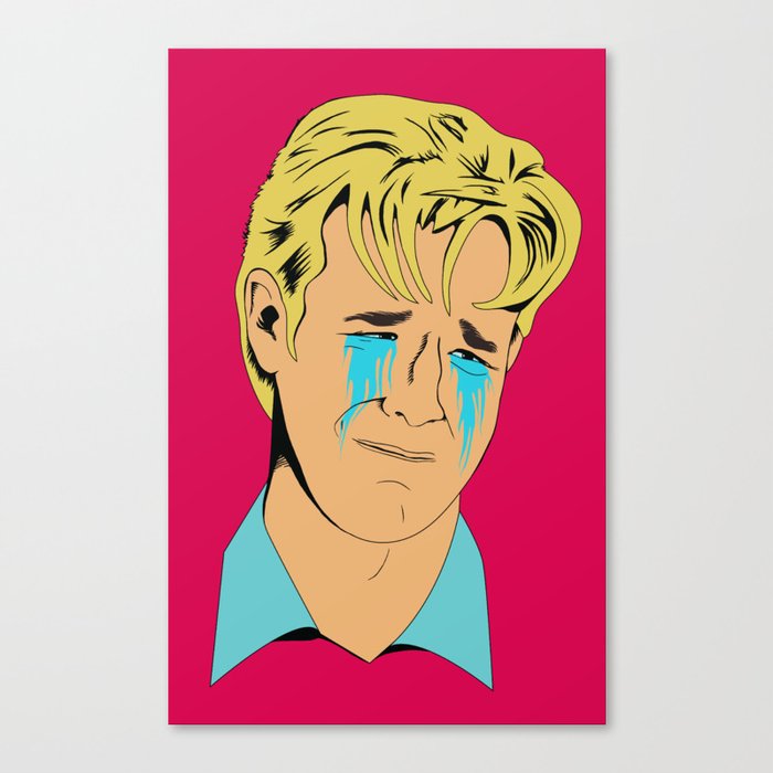 Crying Icon #1 - Dawson Leery Canvas Print