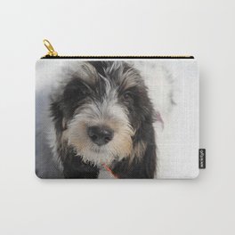 GBGV Puppy with Attitude Carry-All Pouch | Puppy, Color, Gbgv, Hound, Snow, Curated, French, Digital, Basset, Griffon 
